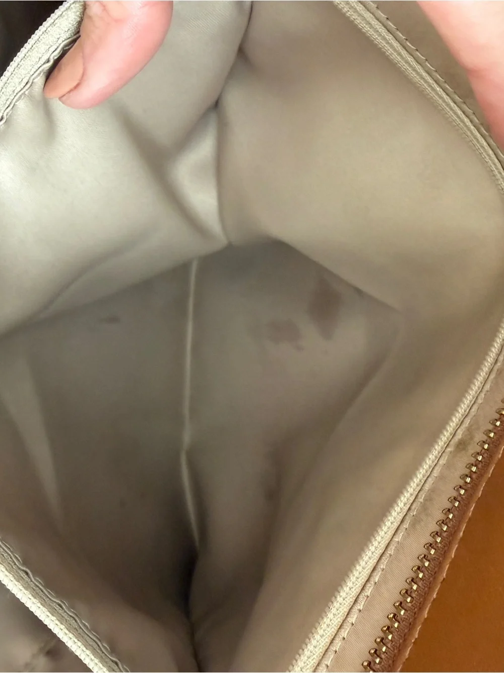 Coach Cognac Leather Tote with Gold Hardware EUC